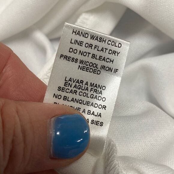 LeShop Blue Floral Halter Tulip Dress Size Large NWT - Picture 8 of 8